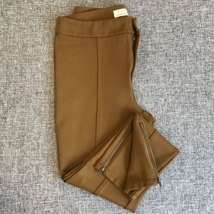 Anthropologie The Essential Slim Cognac Pant Size 10